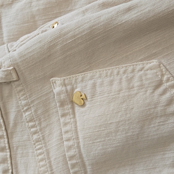 Kate Spade Broome Street Jeans Cream Size 28 - Picture 12 of 13